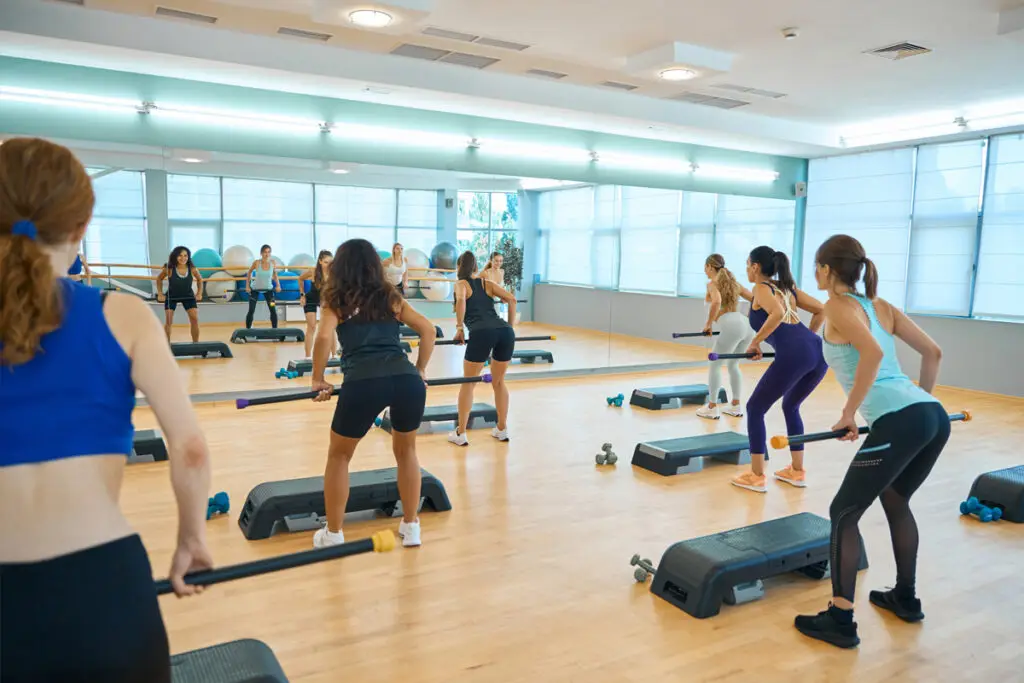 group fitness class at TCR