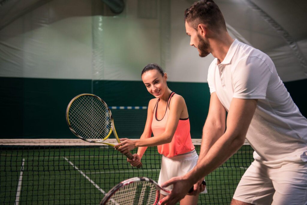 adult tennis private lesson