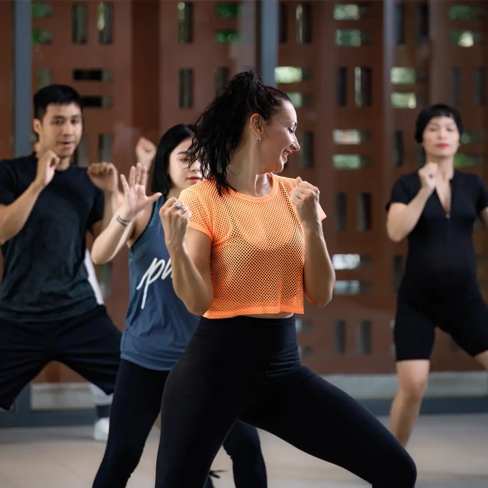 fitness class at TCR