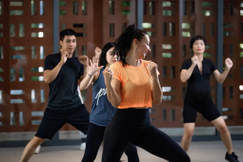 group fitness class at TCR