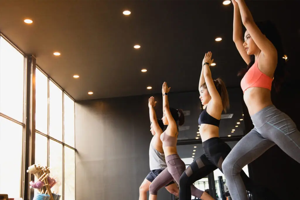 group fitness class at TCR