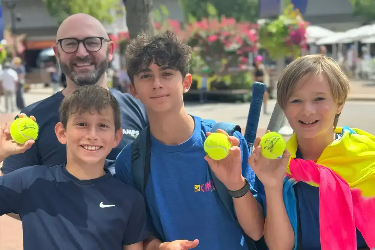 tennis camp for kids at the club of riverdale