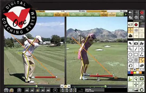 V1 Pro Software HD golf simulator