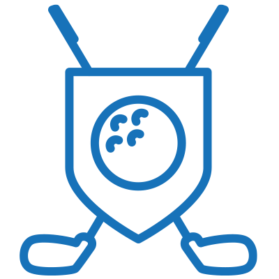 golf camp icon