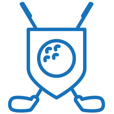 golf camp icon